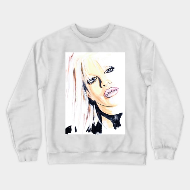 Blonde Crewneck Sweatshirt by Svetlana Pelin